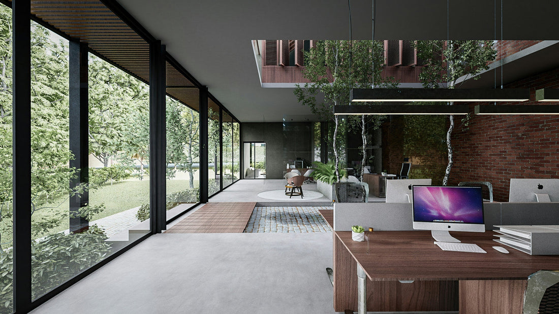 A home displaying biophilic design