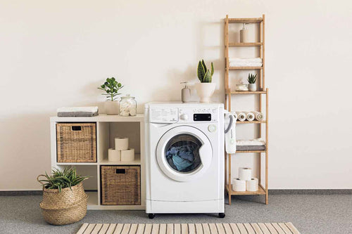 Appliances in a utility room